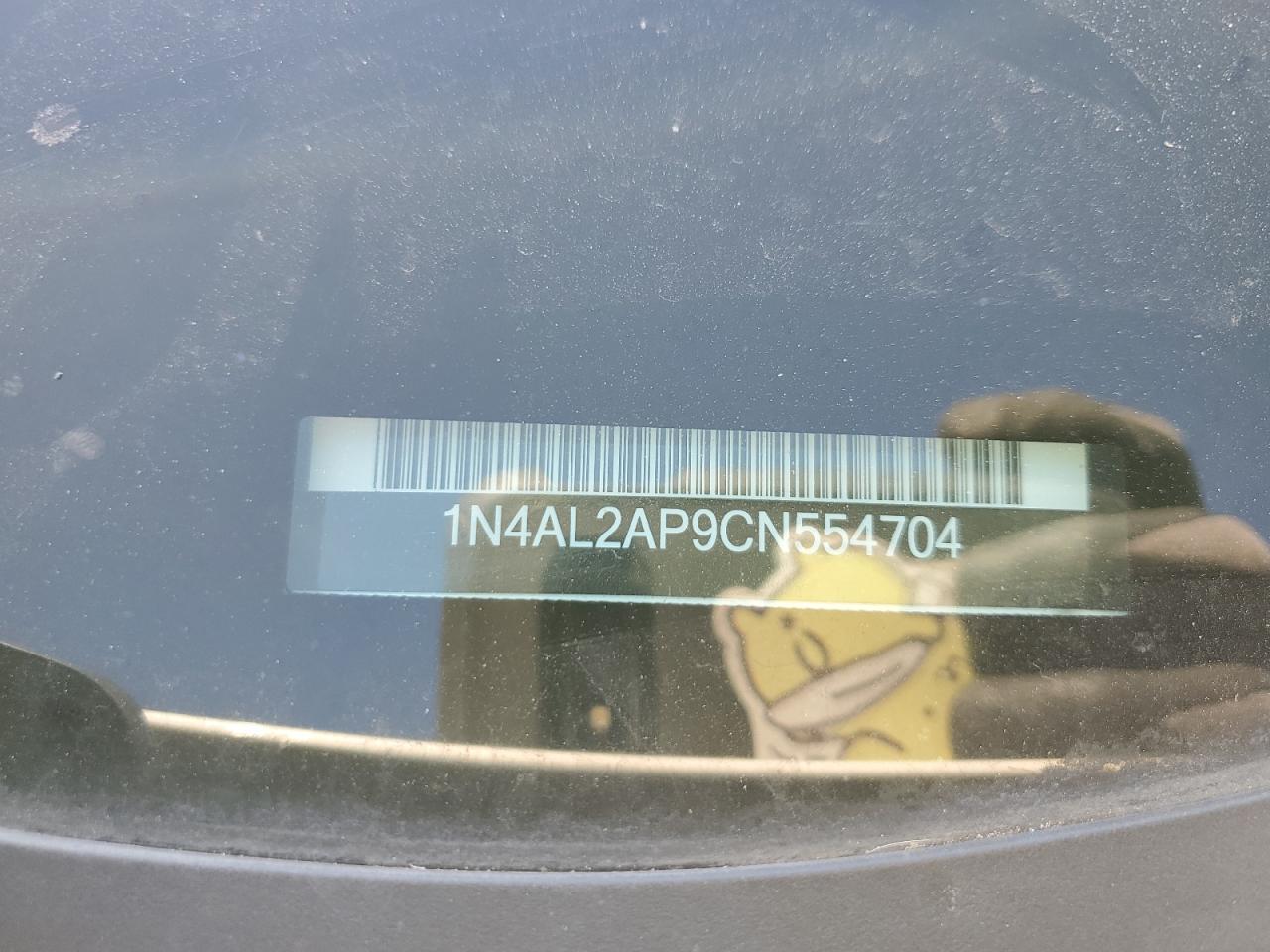 2012 Nissan Altima VIN 1N4AL2AP9CN554704 Copart auction photo, front end / side damage thumbnail 13