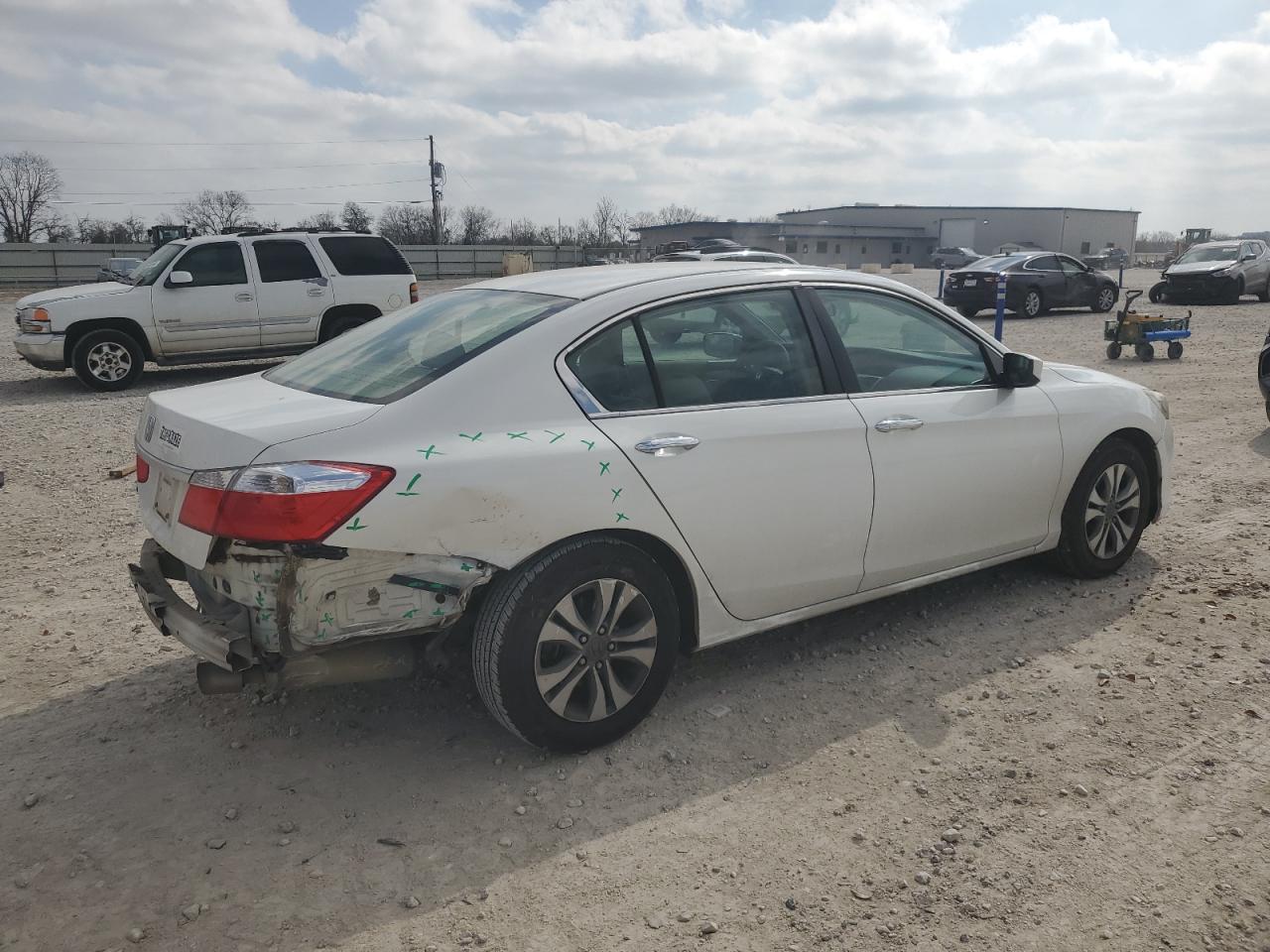 2014 Honda Accord VIN 1HGCR2F37EA054480 Copart auction photo, rear end damage thumbnail 3