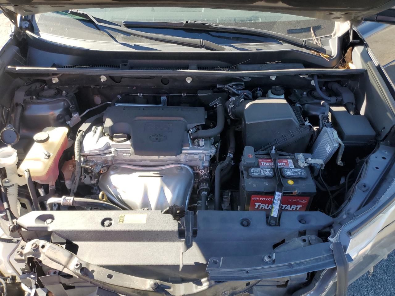 2014 Toyota RAV 4 VIN 2T3WFREV7EW087528 Copart auction photo, undercarriage / front end damage thumbnail 12