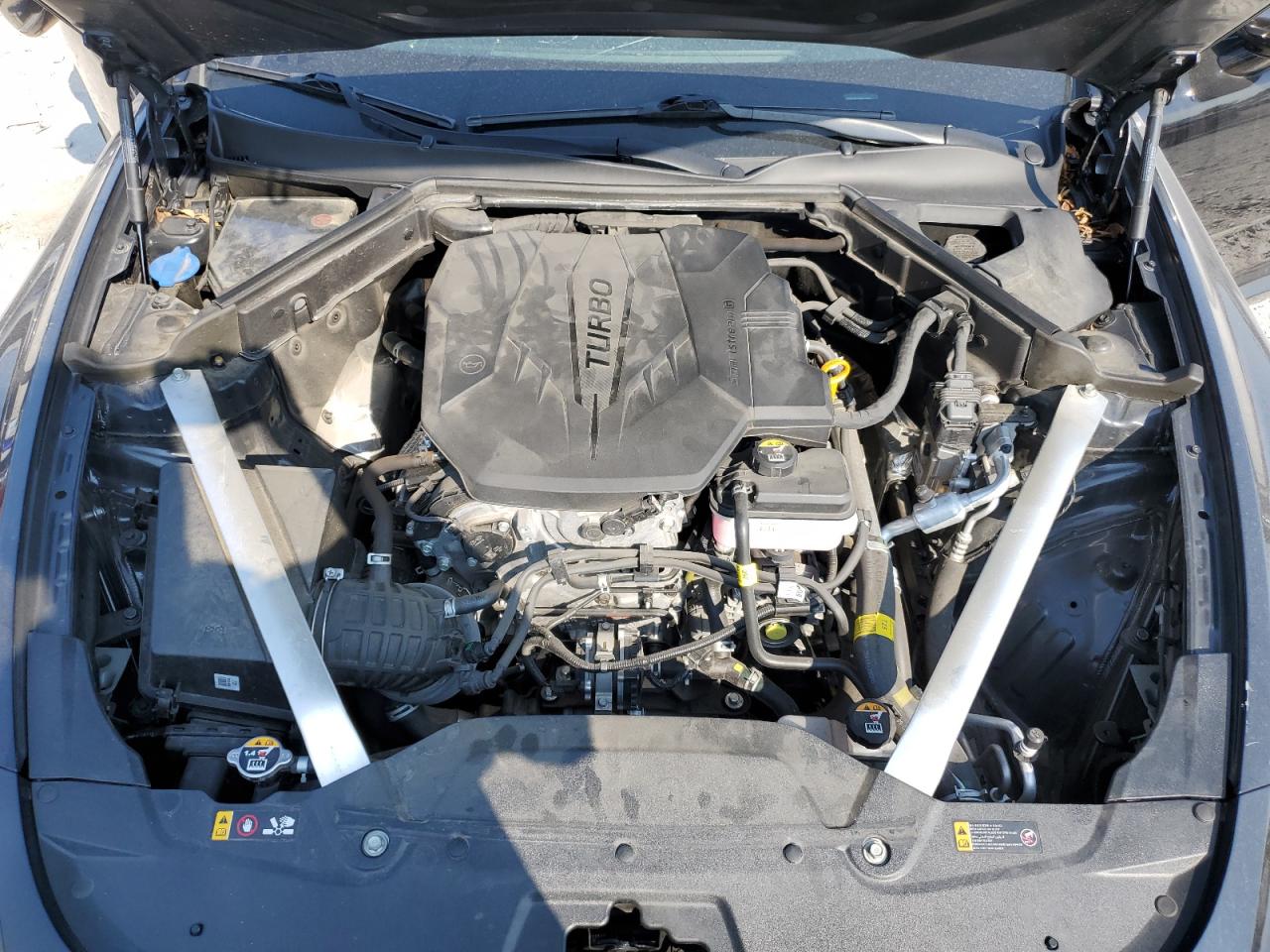2022 KIA Stinger VIN KNAE35LD5N6113565 Copart auction photo, front end damage thumbnail 12