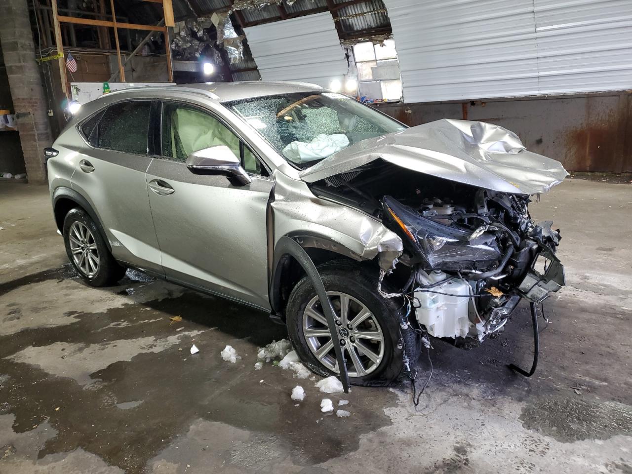 2021 Lexus NX VIN JTJDARDZ1M2250415 Copart auction photo, front end damage thumbnail 4