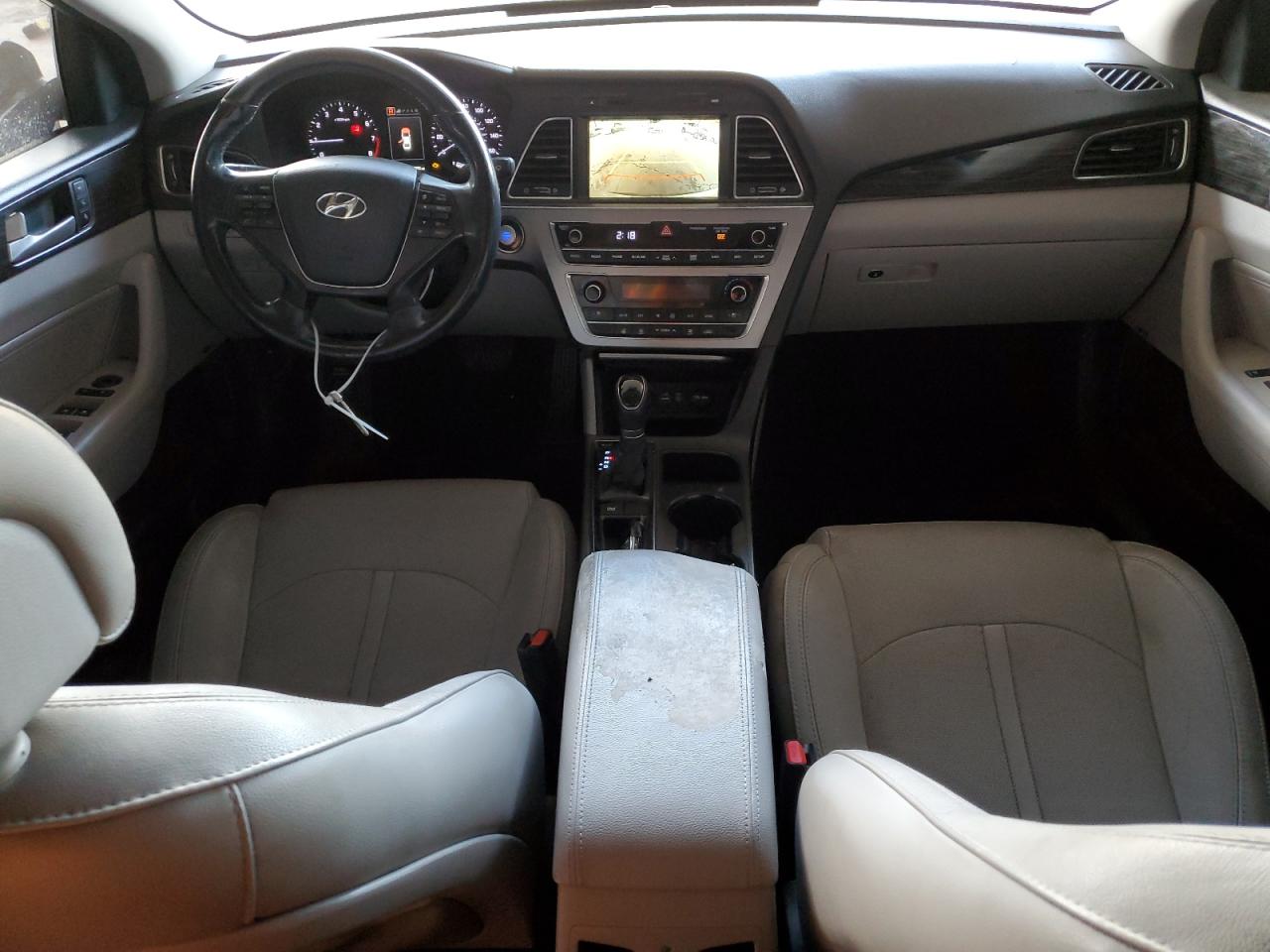 2016 Hyundai Sonata VIN 5NPE34AF0GH403027 Copart auction photo, rear end / side damage thumbnail 8