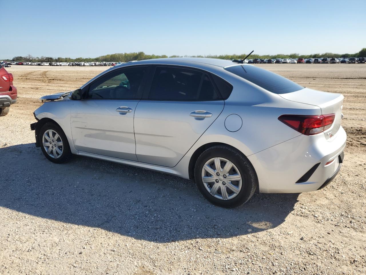 2022 KIA Rio VIN 3KPA24AD1NE435910 Copart auction photo, front end damage thumbnail 2