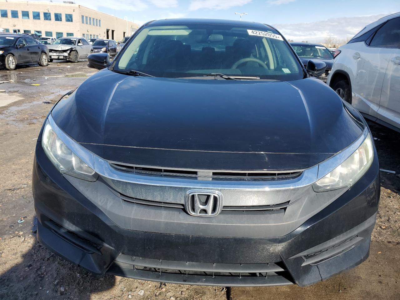 2017 Honda Civic VIN 19XFC2F75HE077340 Copart auction photo, rear end / front end damage thumbnail 5