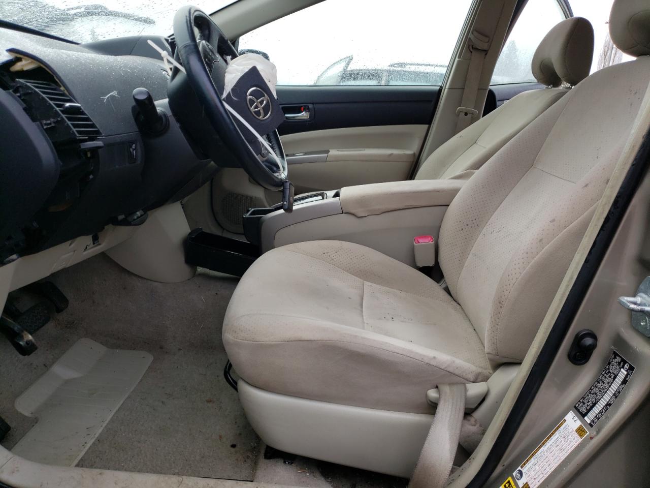2008 Toyota Prius VIN JTDKB20UX83319191 Copart auction photo, front end / rear end damage thumbnail 7
