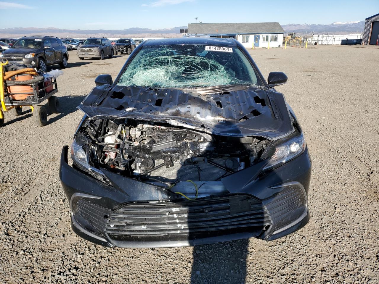 2022 Toyota Camry VIN 4T1R11BKXNU060288 Copart auction photo, front end / mechanical damage thumbnail 5