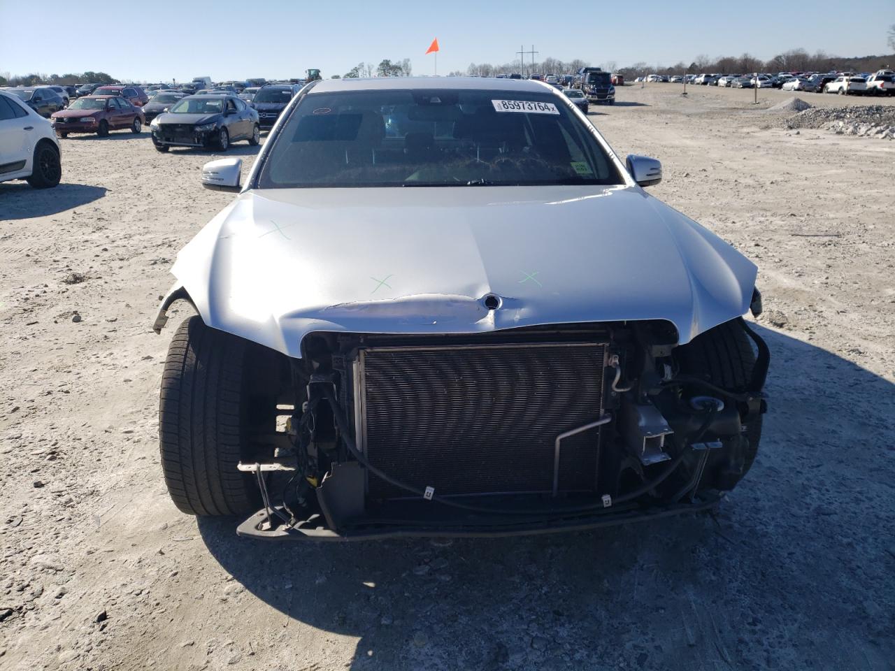 2012 Mercedes-Benz E-klasse VIN WDDHF8JB6CA620615 Copart auction photo, front end damage thumbnail 5