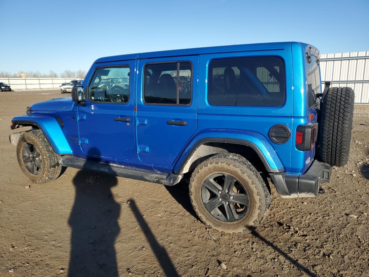 2021 Jeep Wrangler VIN 1C4HJXEG5MW729998 Copart auction photo, side damage thumbnail 2