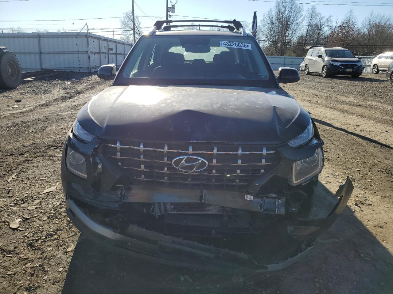2023 Hyundai Venue VIN KMHRC8A35PU260947 Copart auction photo, front end damage thumbnail 5