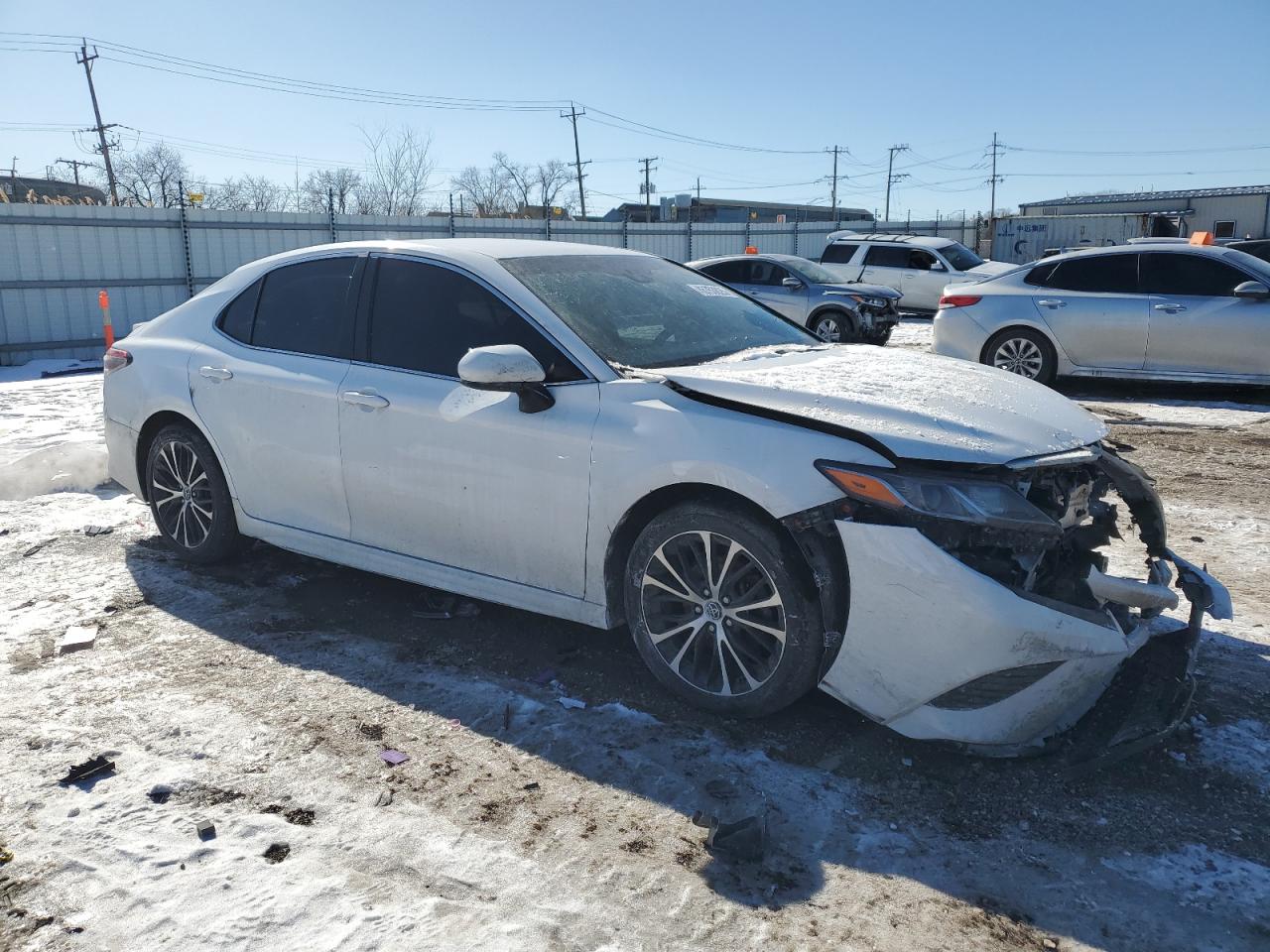 2018 Toyota Camry VIN 4T1B11HK7JU090934 Copart auction photo, front end damage thumbnail 4