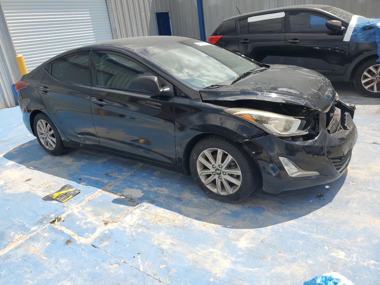 2015 Hyundai Elantra VIN 5NPDH4AE6FH637725 Copart auction photo, front end / hail damage thumbnail 4