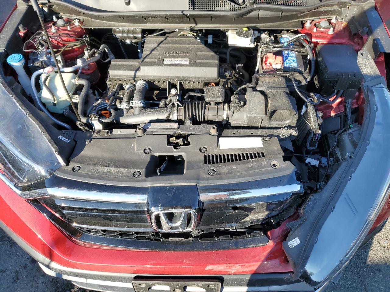 2021 Honda CR-V VIN 2HKRW2H8XMH623372 Copart auction photo, rear end / front end damage thumbnail 12