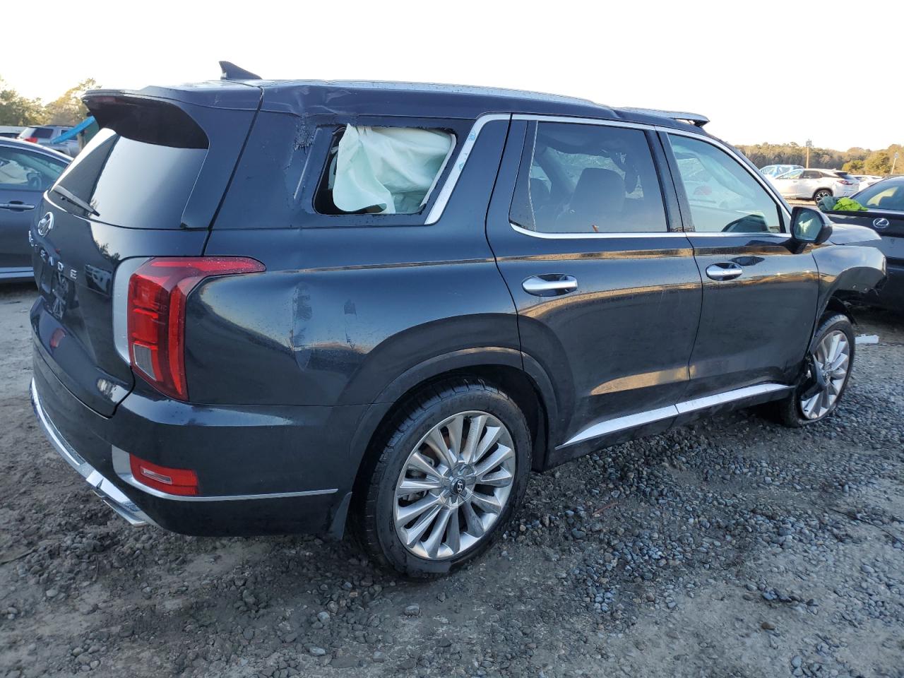 2020 Hyundai Palisade VIN KM8R54HE9LU073148 Copart auction photo, front end damage thumbnail 3