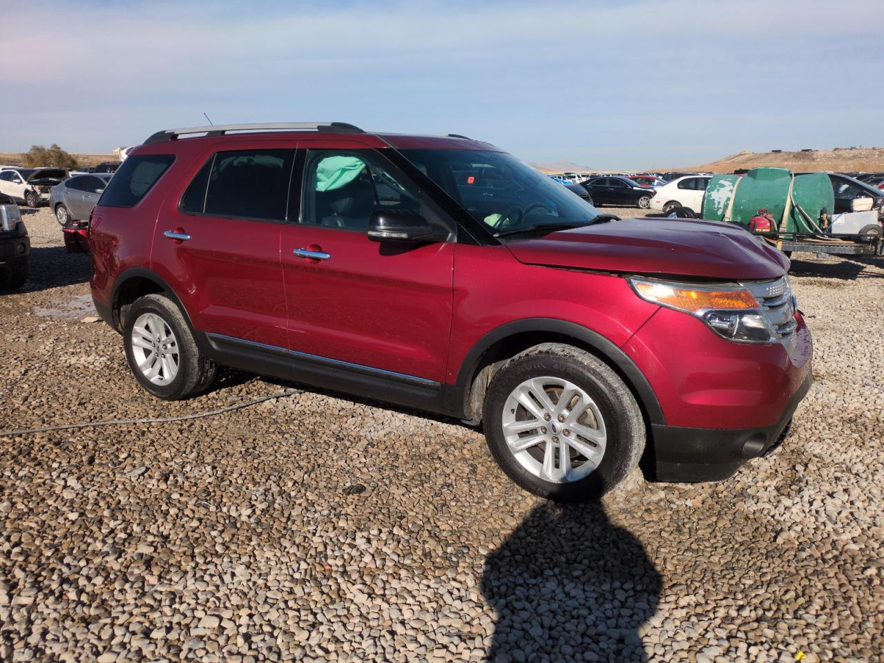 2013 Ford Explorer VIN 1FM5K8D80DGA93397 Copart auction photo, front end damage thumbnail 4