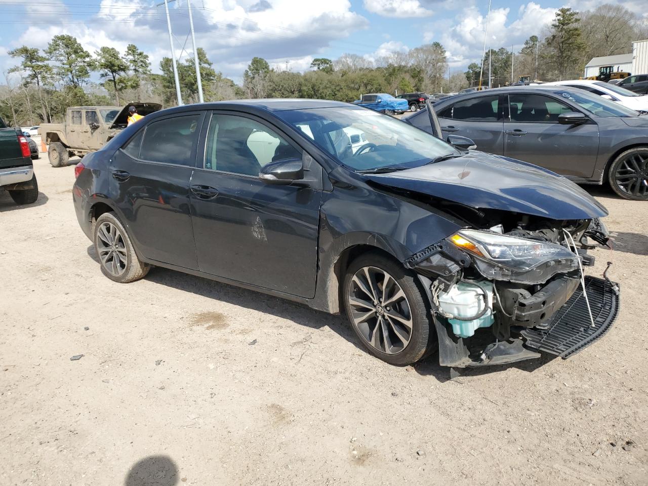 2018 Toyota Corolla VIN 5YFBURHE1JP740732 Copart auction photo, front end damage thumbnail 4