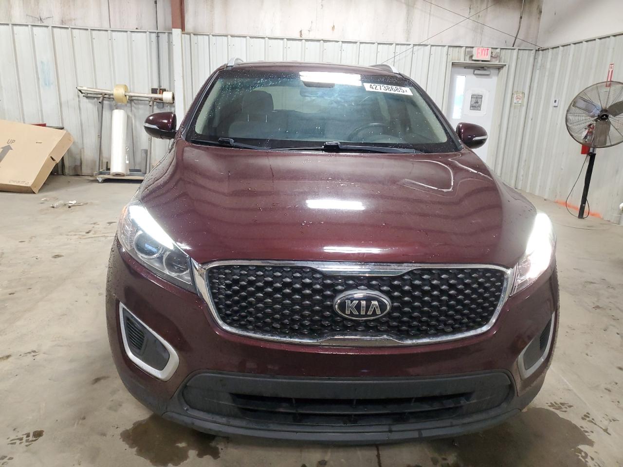 2018 KIA Sorento VIN 5XYPG4A32JG400809 Copart auction photo, rear end / mechanical damage thumbnail 5