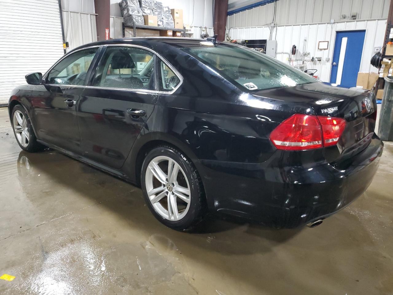 2014 Volkswagen Passat VIN 1VWBT7A30EC048957 Copart auction photo, side / top/roof damage thumbnail 2