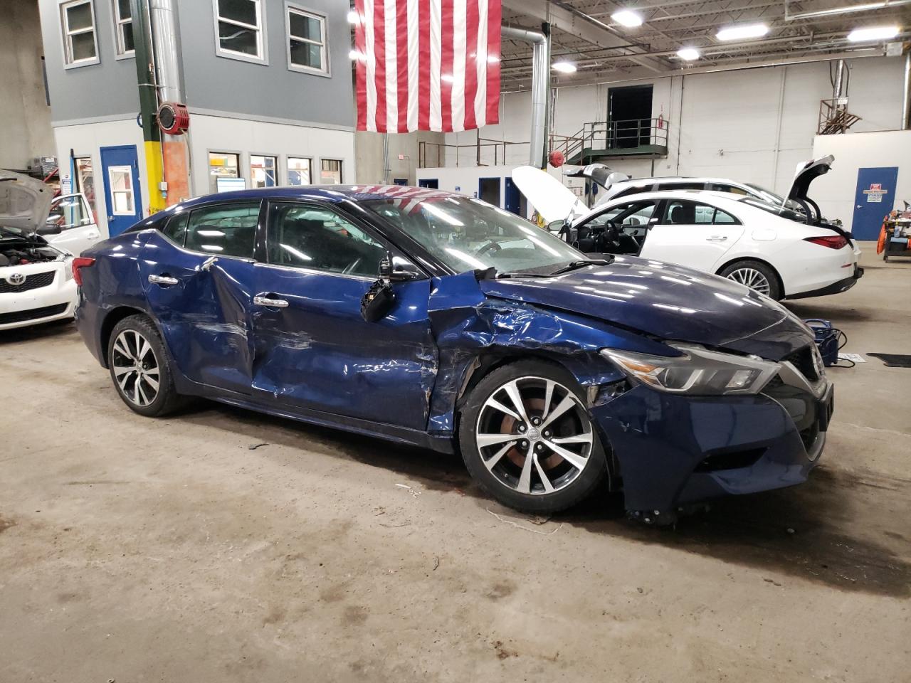 2017 Nissan Maxima VIN 1N4AA6AP3HC373405 Copart auction photo, all over damage thumbnail 4