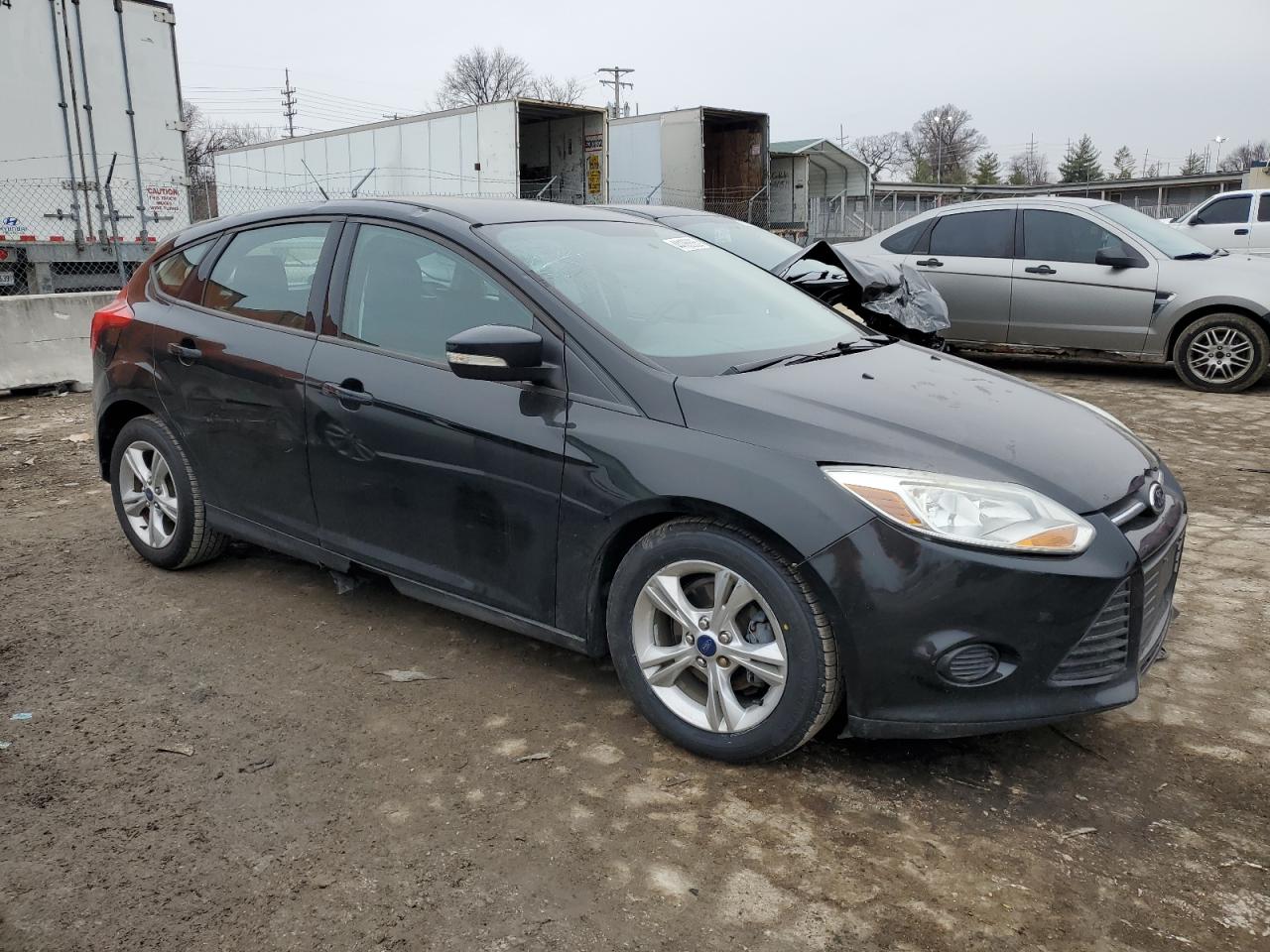 2014 Ford Focus VIN 1FADP3K22EL397042 Copart auction photo, top/roof / side damage thumbnail 4