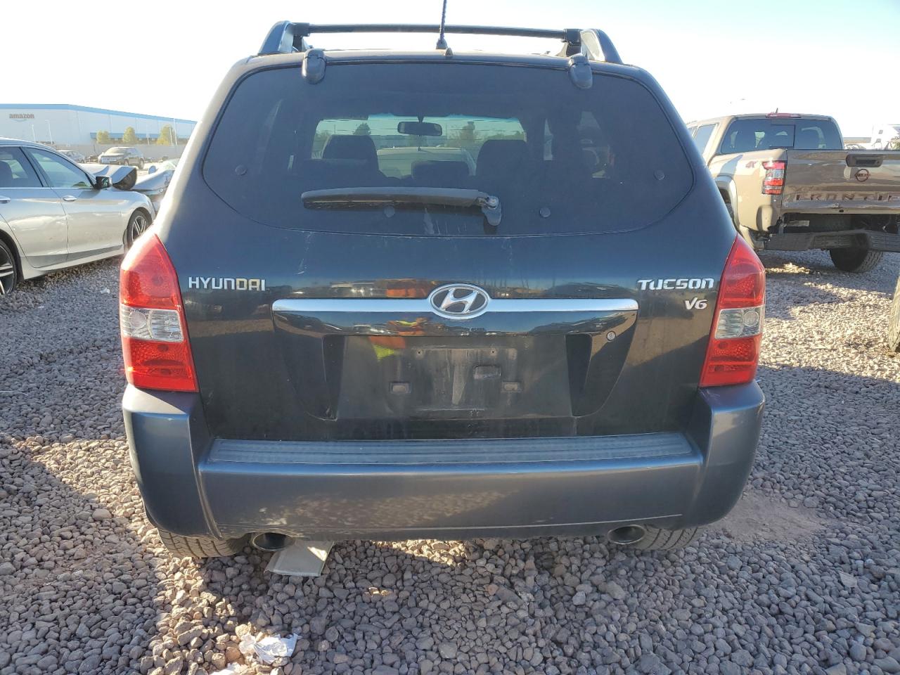 2008 Hyundai Tucson VIN KM8JN12D58U799513 Copart auction photo, front end damage thumbnail 6