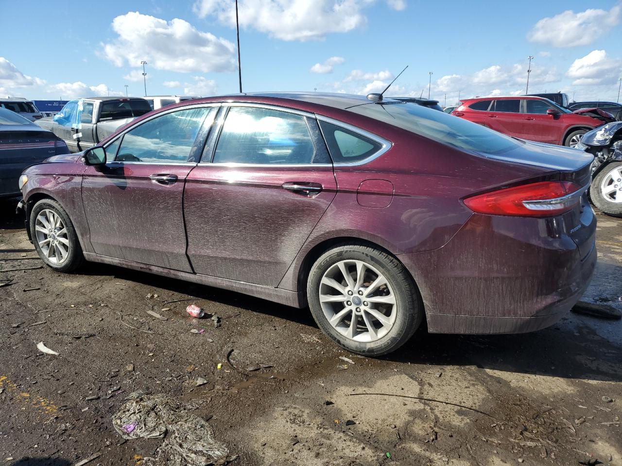 2017 Ford Fusion VIN 3FA6P0HD5HR140415 Copart auction photo, front end damage thumbnail 2