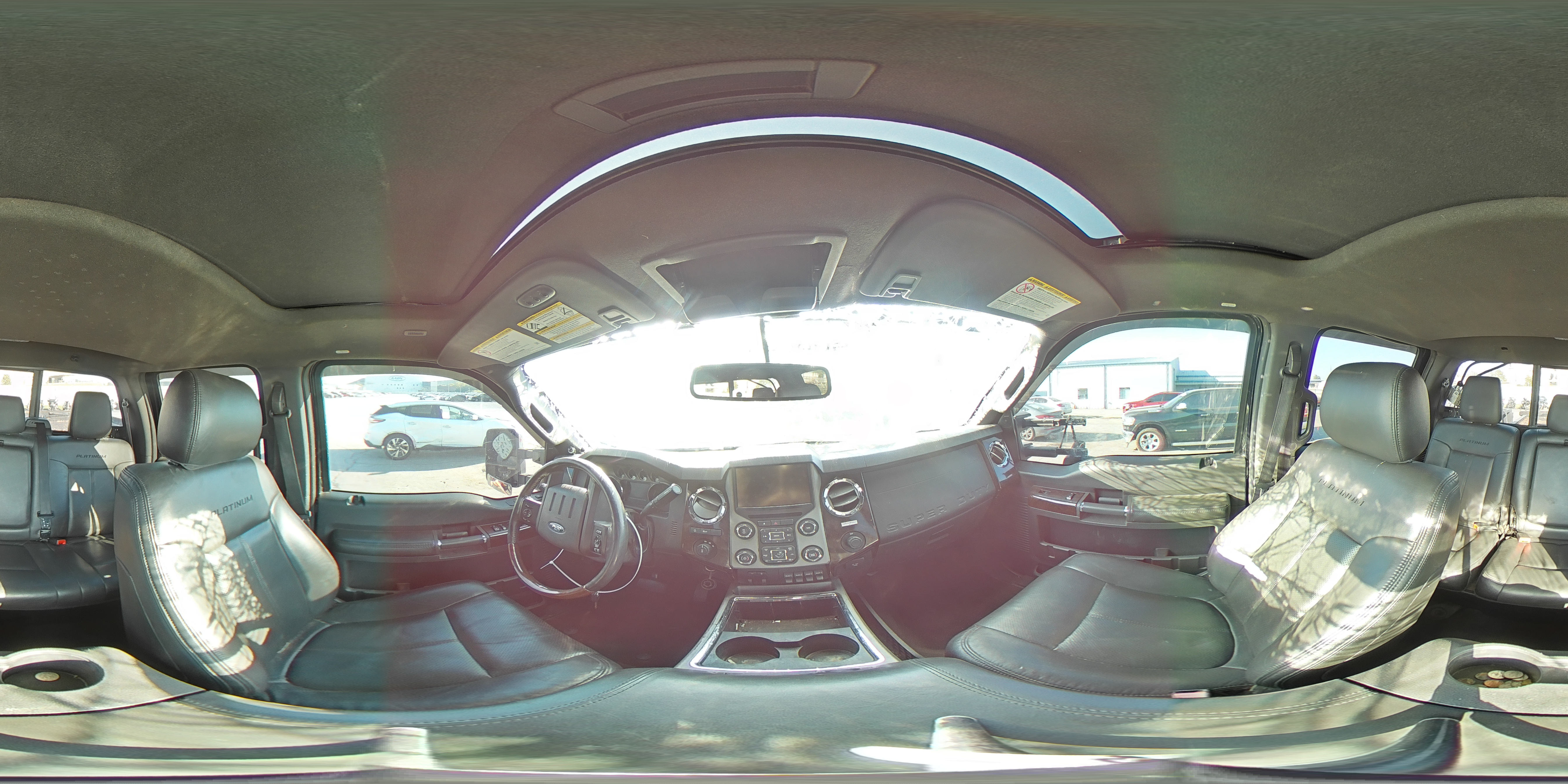 2013 Ford F250 VIN 1FT7W2BT9DEB86159 Copart auction photo, front end / undercarriage damage thumbnail 12