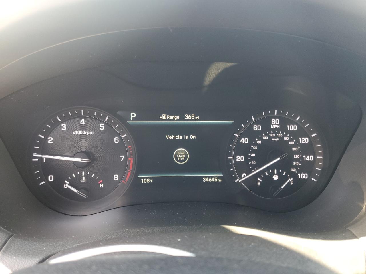 2019 Genesis G80 VIN KMHGN4JE6KU292326 Copart auction photo, rear end damage thumbnail 9