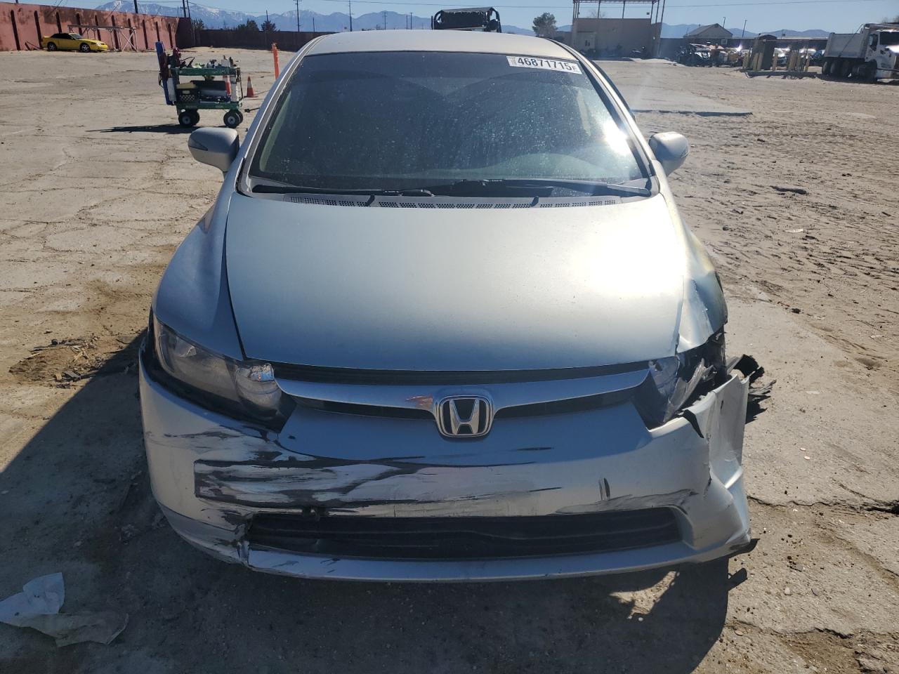 2006 Honda Civic VIN JHMFA36276S015480 Copart auction photo, front end / burn damage thumbnail 5