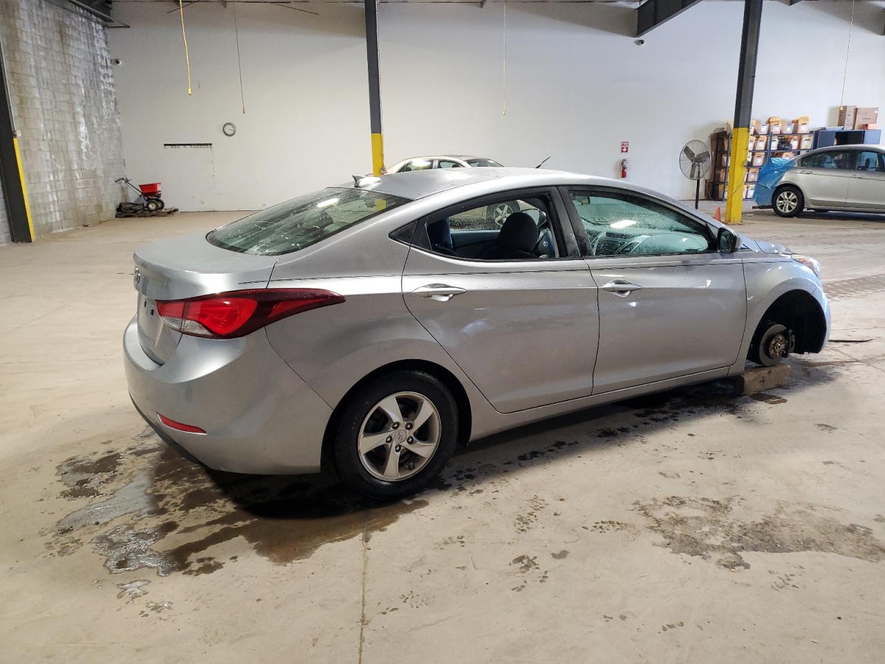 2015 Hyundai Elantra VIN 5NPDH4AE1FH652357 Copart auction photo, vandalism damage thumbnail 3