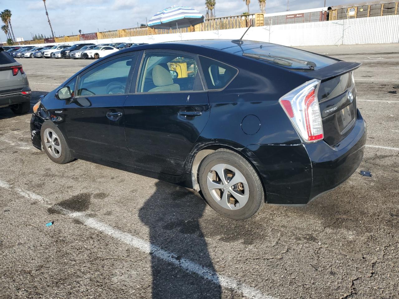 2012 Toyota Prius VIN JTDKN3DU8C5426082 Copart auction photo, side / front end damage thumbnail 2