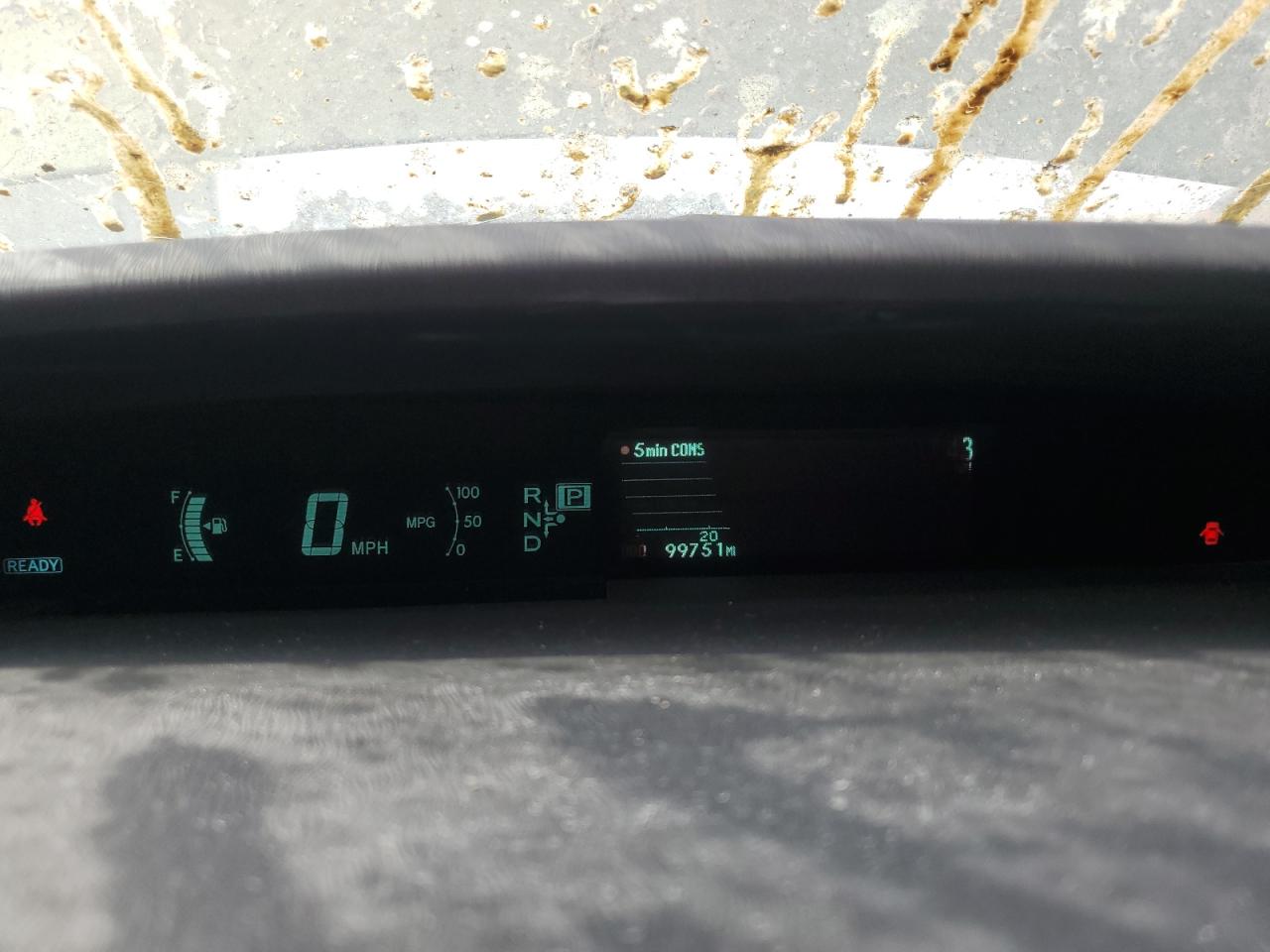 2015 Toyota Prius VIN JTDKN3DU3F1911273 Copart auction photo, burn damage thumbnail 9