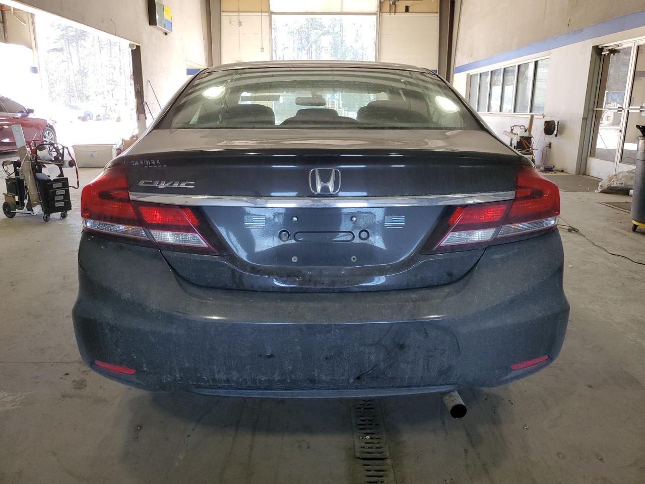 2013 Honda Civic VIN 2HGFB2F56DH513971 Copart auction photo, front end / side damage thumbnail 6