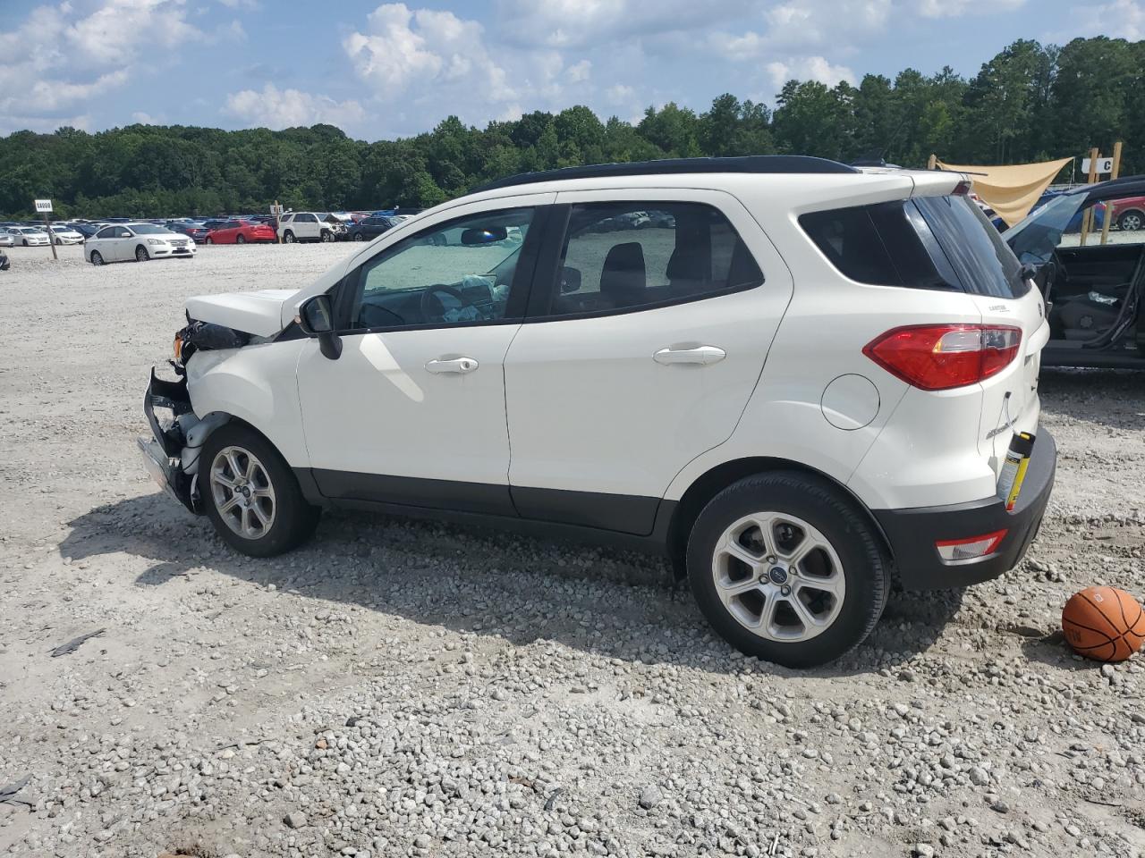 2018 Ford EcoSport VIN MAJ3P1TE8JC180419 Copart auction photo, front end damage thumbnail 2