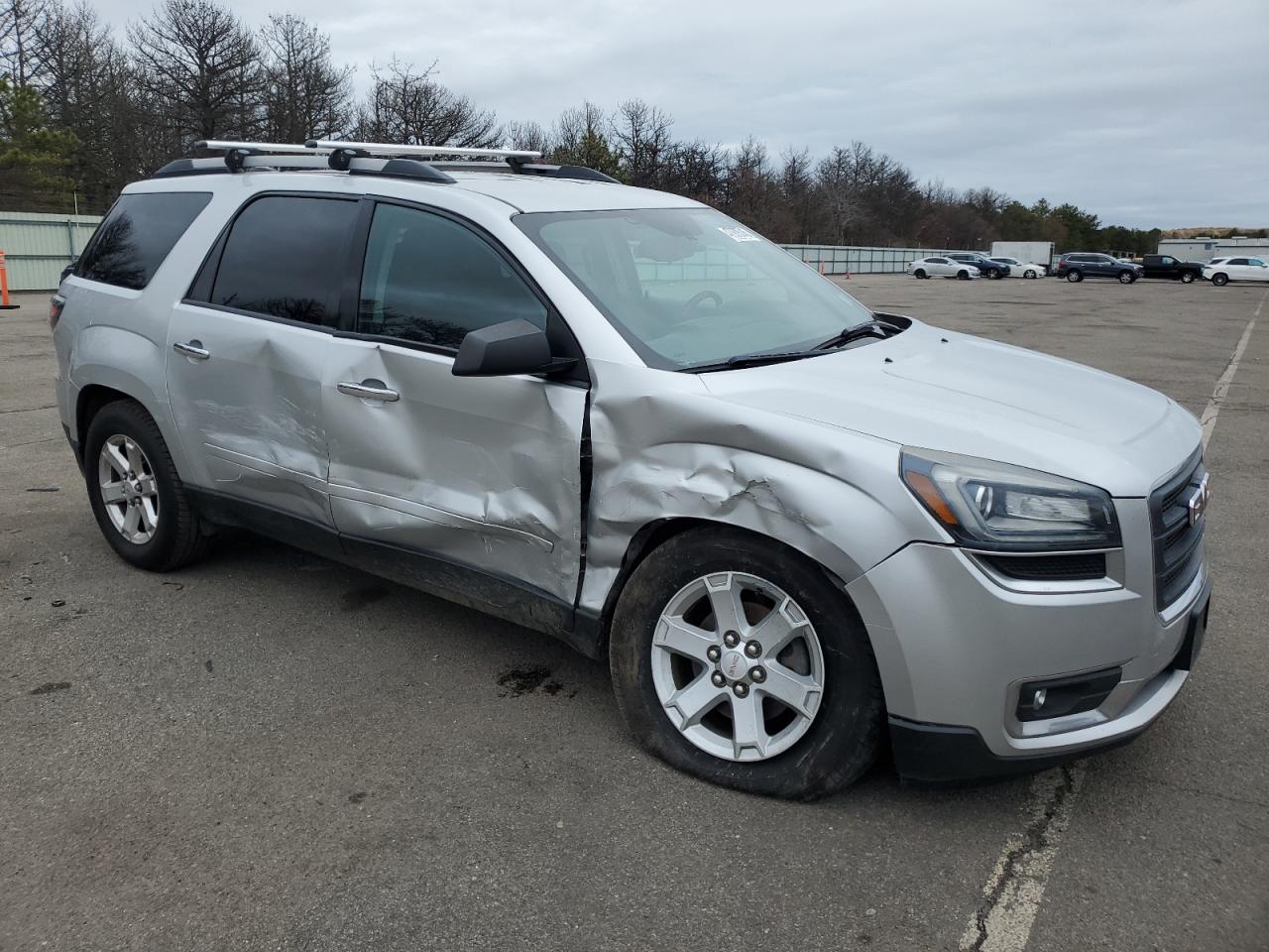 2016 GMC Acadia VIN 1GKKVNED8GJ292170 Copart auction photo, front end / side damage thumbnail 4