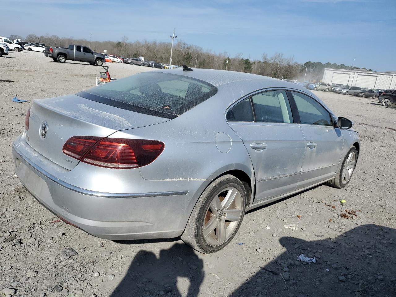 2014 Volkswagen Passat CC VIN WVWBP7ANXEE500622 Copart auction photo, side damage thumbnail 3