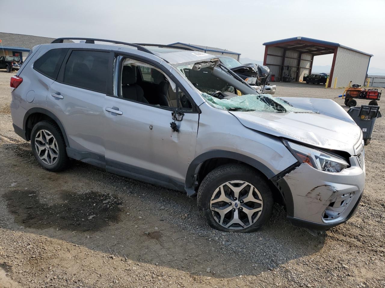 2020 Subaru Forester VIN JF2SKAJC7LH608364 Copart auction photo, all over damage thumbnail 4