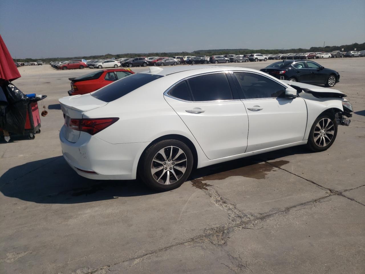 2017 Acura TLX VIN 19UUB1F38HA008728 Copart auction photo, all over damage thumbnail 3