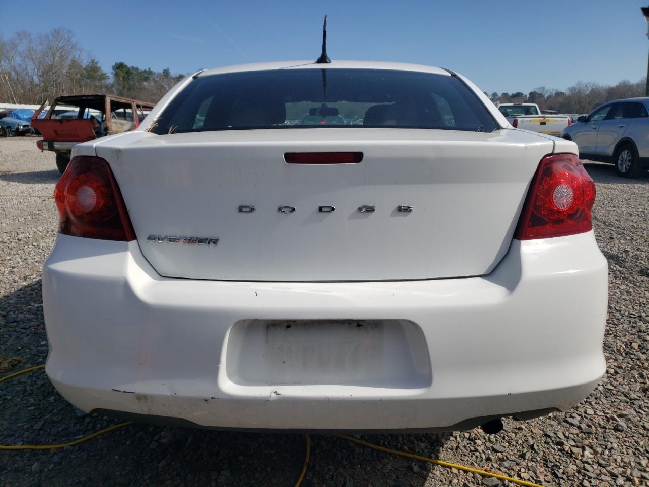 2013 Dodge Avenger VIN 1C3CDZAB5DN563189 Copart auction photo, mechanical damage thumbnail 6