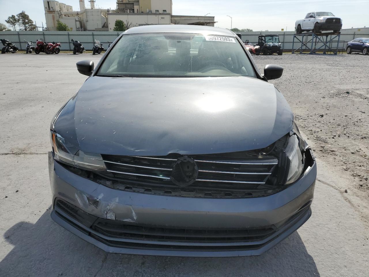 2015 Volkswagen Jetta VIN 3VW1K7AJ5FM252845 Copart auction photo, front end / minor dent/scratches damage thumbnail 5