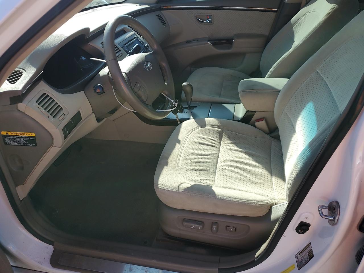 2009 Hyundai Azera VIN KMHFC46D19A356995 Copart auction photo, rear end damage thumbnail 7