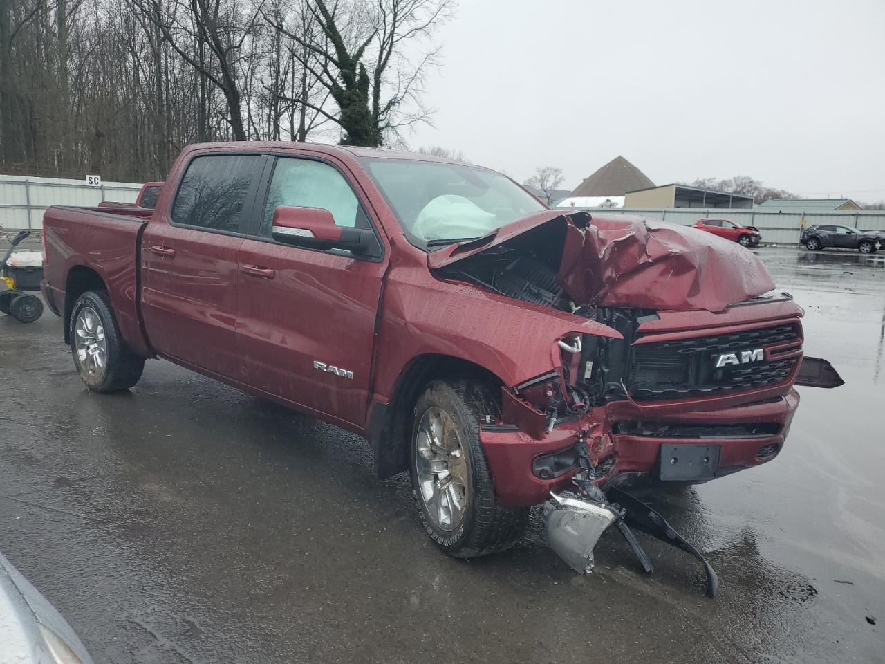 2022 RAM 1500 VIN 1C6SRFFT5NN414606 Copart auction photo, front end damage thumbnail 4