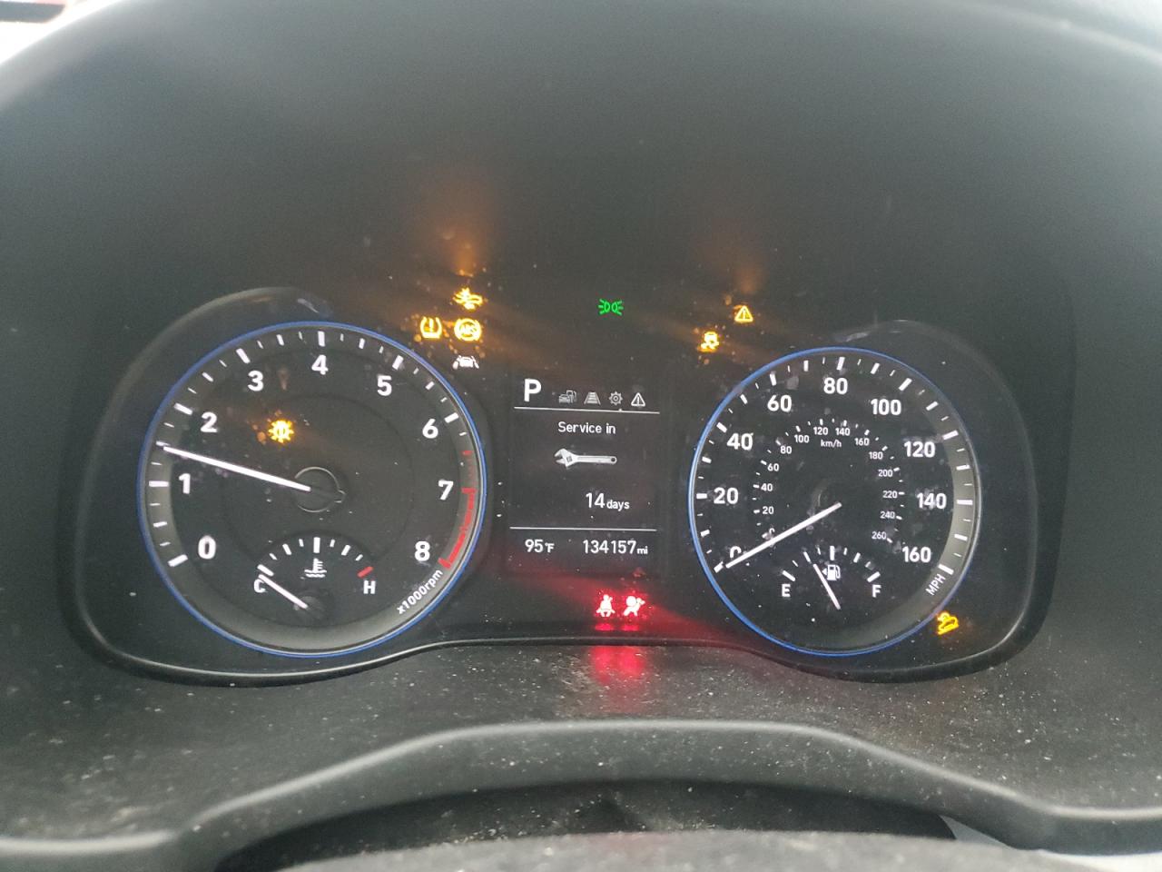 2021 Hyundai Kona VIN KM8K2CAA3MU600596 Copart auction photo, front end damage thumbnail 9