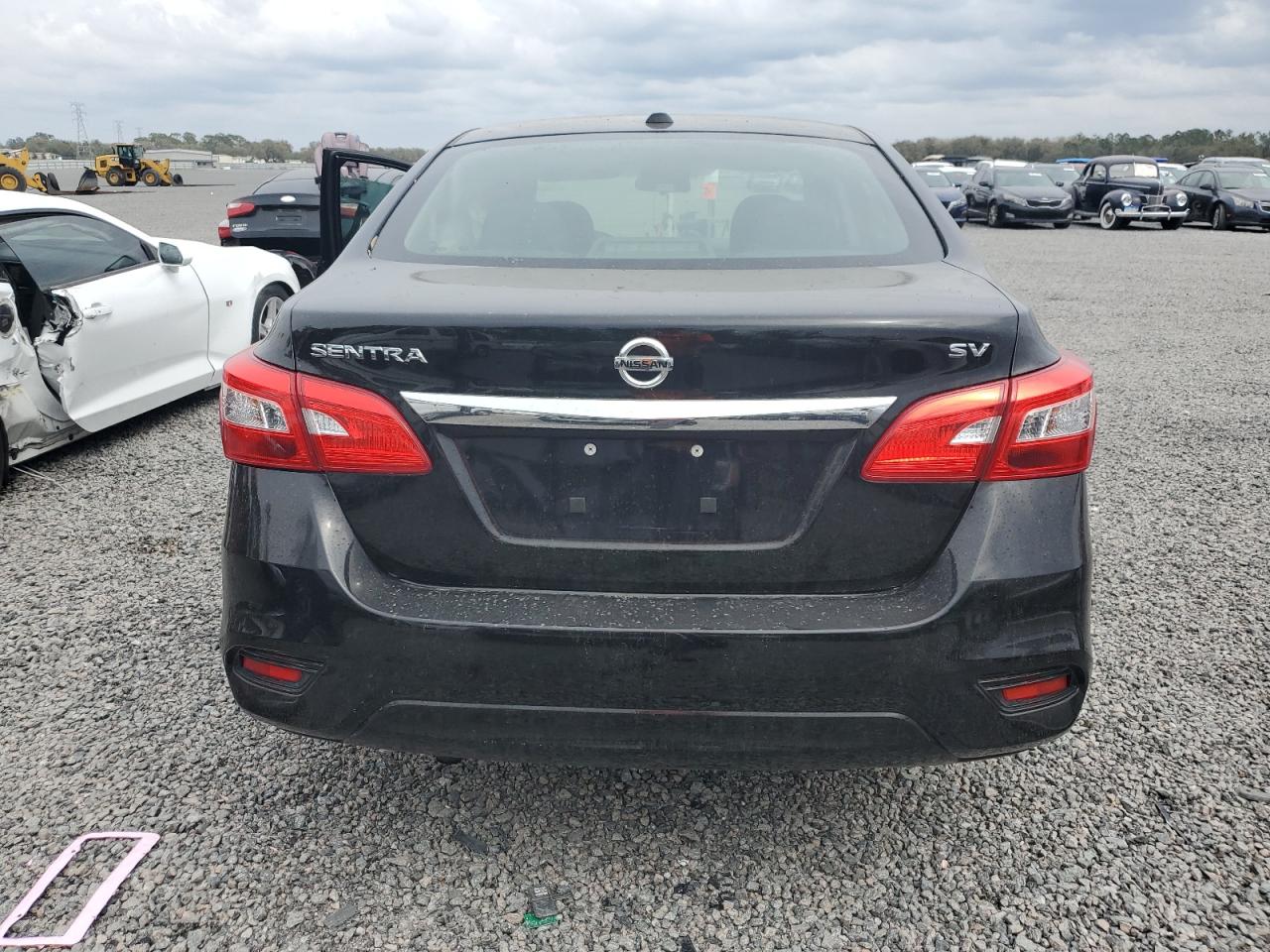 2019 Nissan Sentra VIN 3N1AB7AP2KY396284 Copart auction photo, side / front end damage thumbnail 6