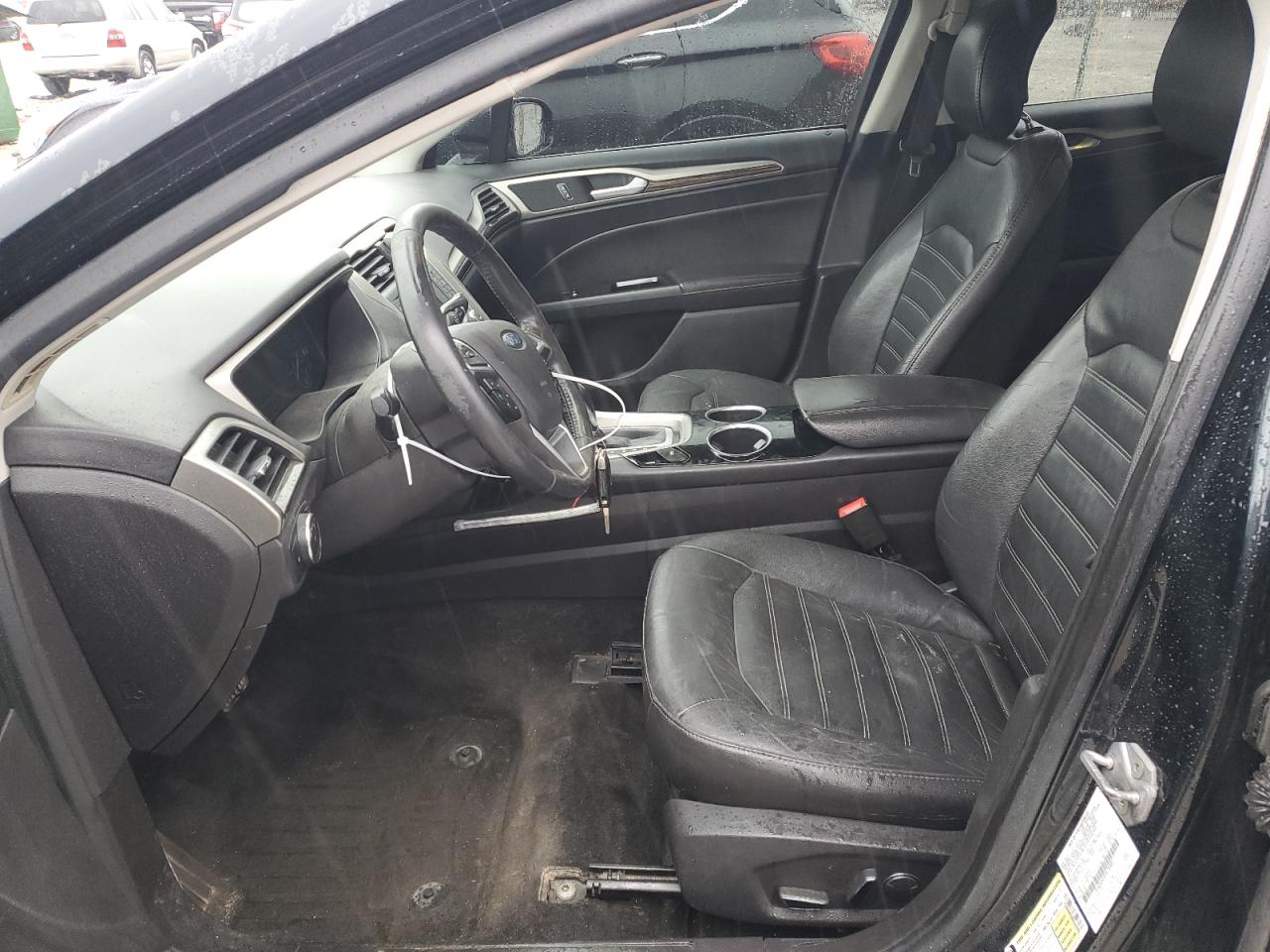 2014 Ford Fusion VIN 3FA6P0HD9ER120485 Copart auction photo, side / front end damage thumbnail 7
