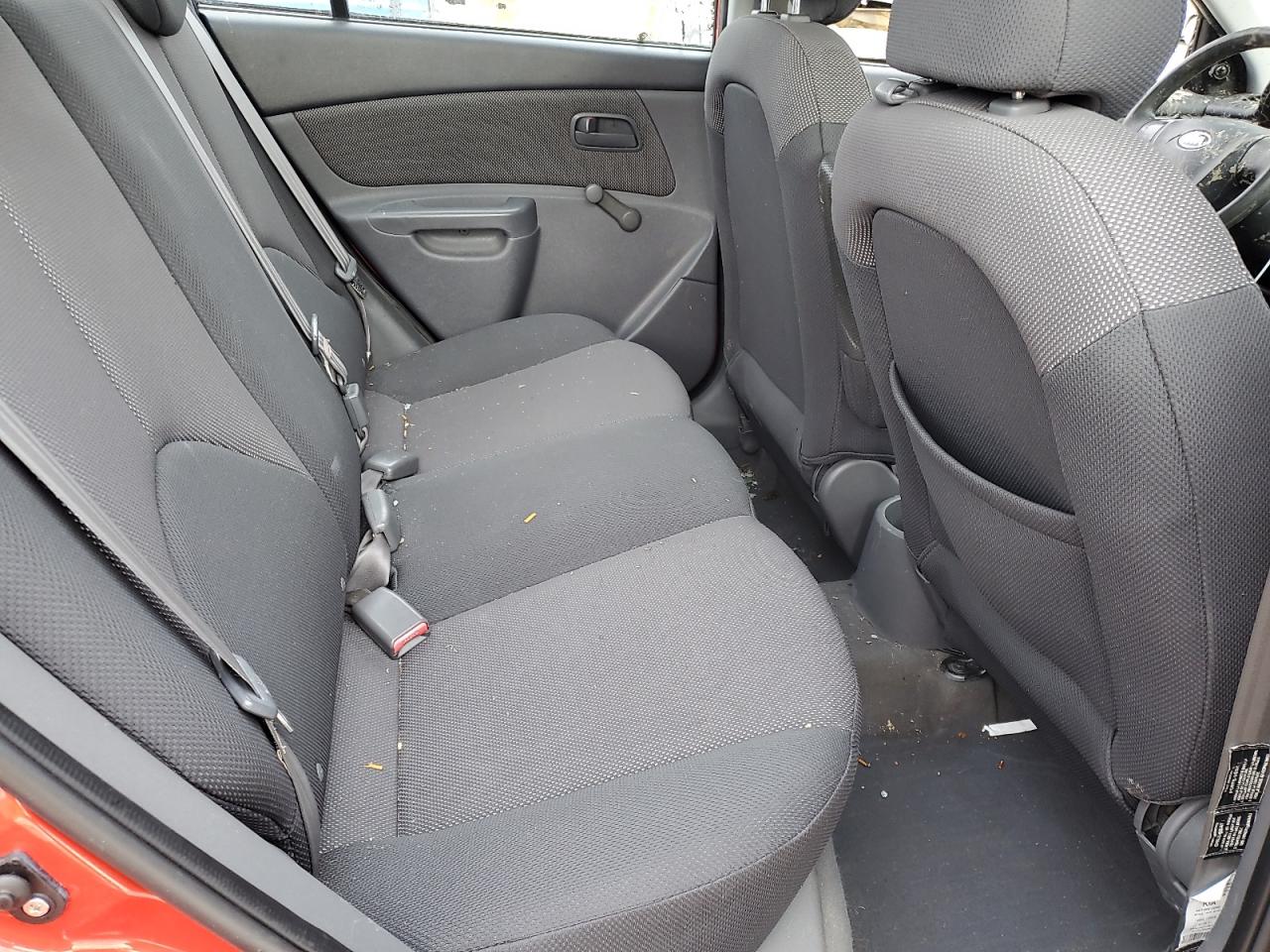 2008 KIA Rio VIN KNADE123486315485 Copart auction photo, rollover / front end damage thumbnail 10