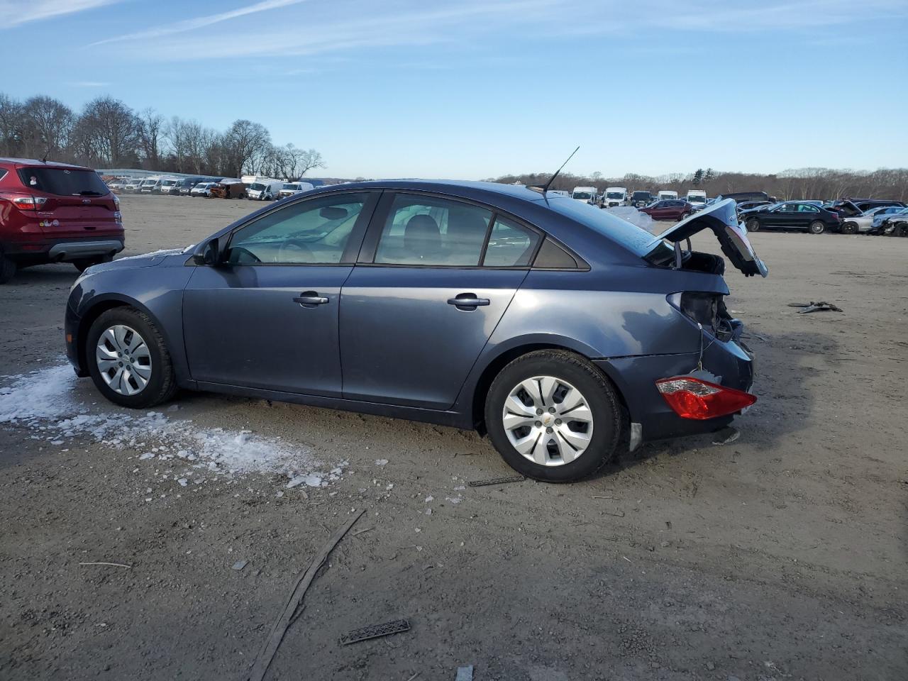 2014 Chevrolet Cruze VIN 1G1PA5SH8E7400665 Copart auction photo, rear end damage thumbnail 2