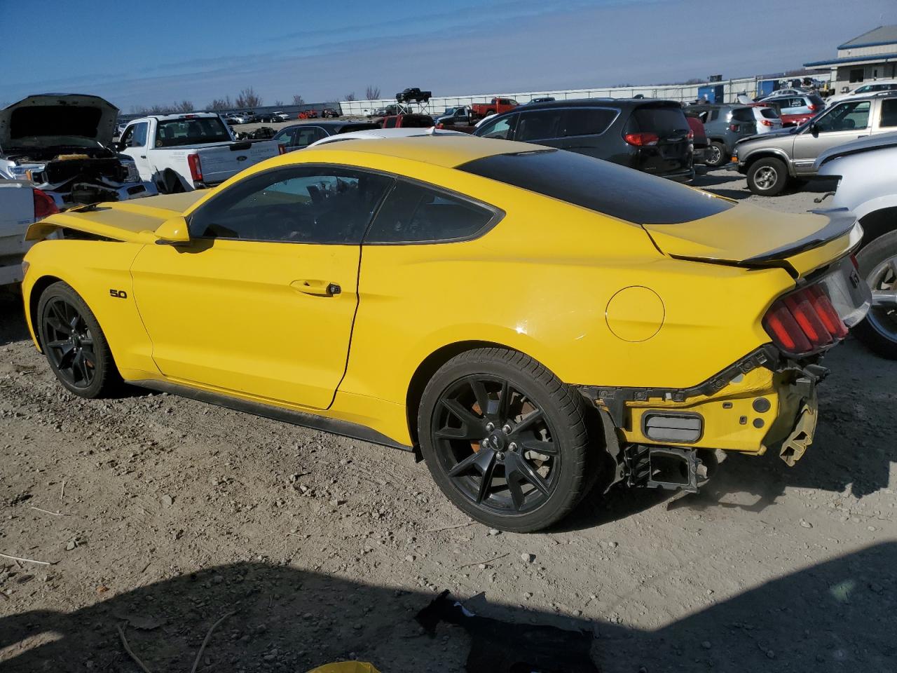 2017 Ford Mustang VIN 1FA6P8CF4H5209959 Copart auction photo, front end / rear end damage thumbnail 2