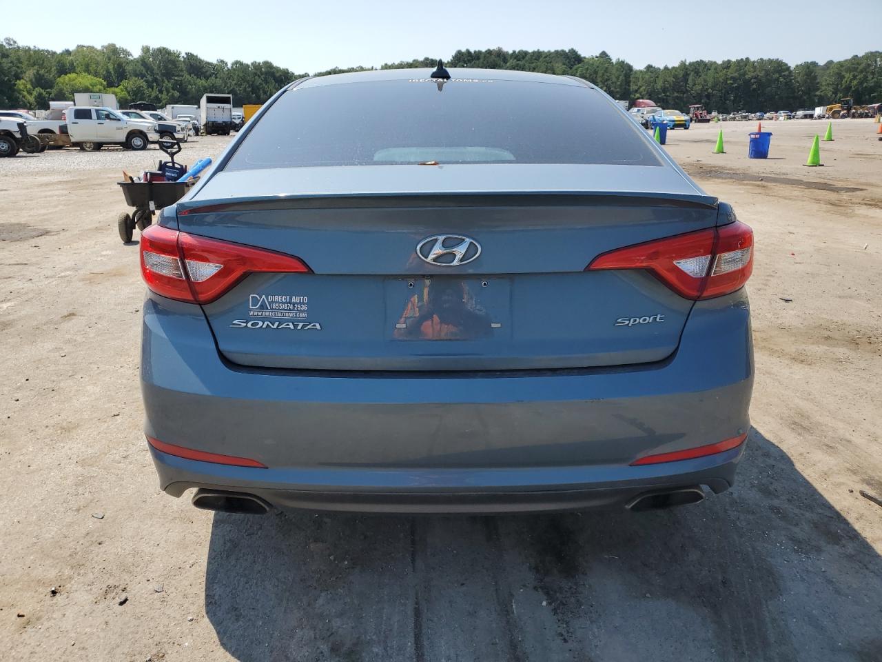2016 Hyundai Sonata VIN 5NPE34AF1GH274327 Copart auction photo, front end / side damage thumbnail 6