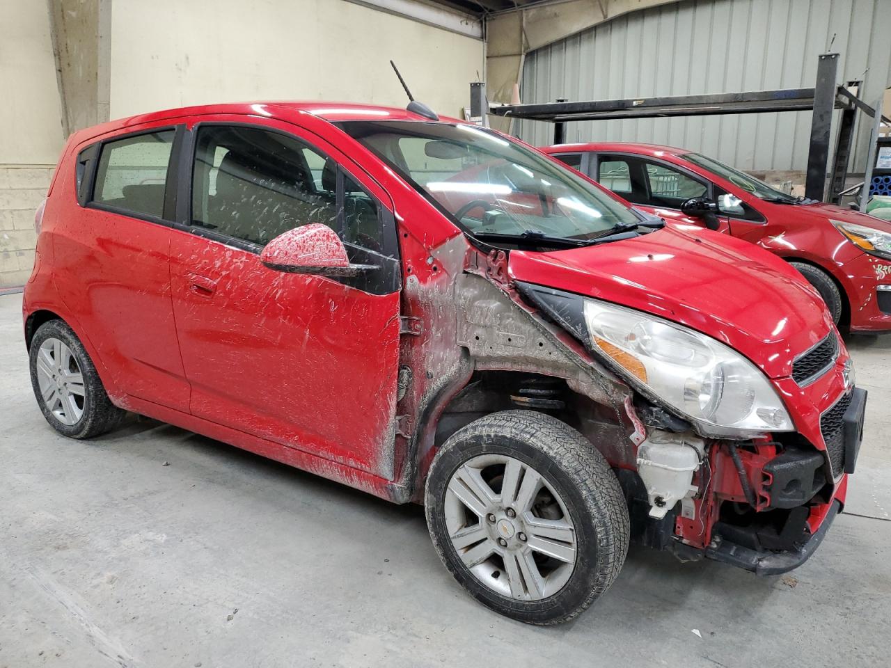 2015 Chevrolet Spark VIN 1GCCS1444SK140750 Copart auction photo, front end / rear end damage thumbnail 4
