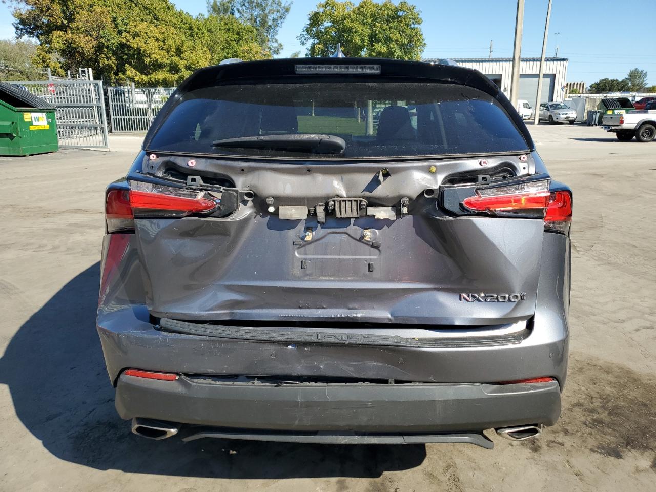 2016 Lexus NX VIN JTJYARBZXG2031235 Copart auction photo, front end / rear end damage thumbnail 6